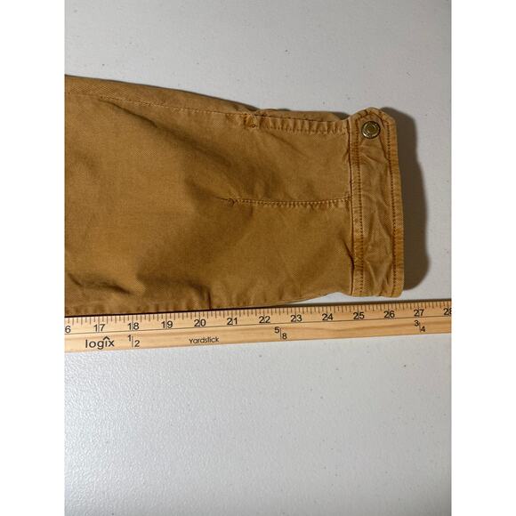 Summum Womens Size 36 Brown Twill Stretch Worker Pockets Tapered Pants Trousers - Picture 8 of 12